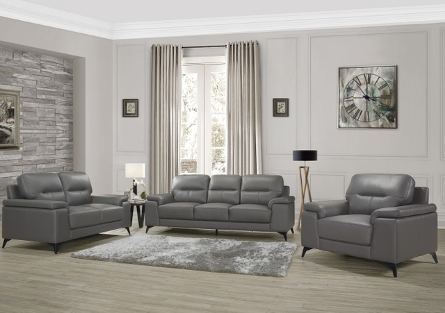 Mazin Furniture Mischa Dark Gray Loveseat-2