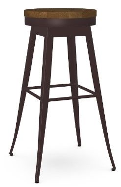 Amisco Customizable Grace Swivel Spectator Stool-0
