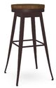 Amisco Customizable Grace Swivel Spectator Stool-0