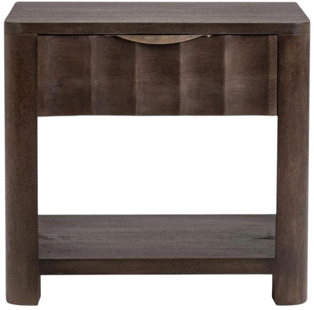 Classic Home Baylee Cocoa Brown 1-Drawer Nightstand-3