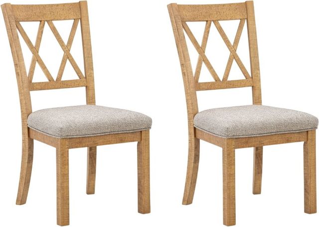 Signature Design by Ashley® Havonplane Brown Dining Room Side Chair-4
