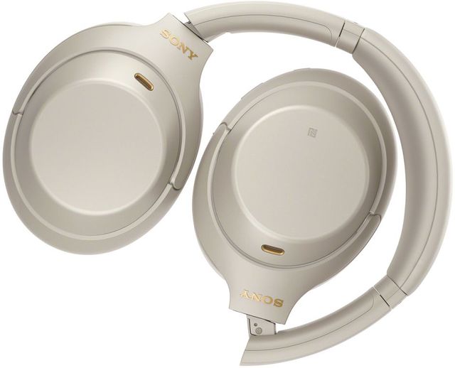 Sony Silver Wireless Over-Ear Noise Cancelling Headphone-3