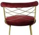 VIG Furniture Modrest Dakin Green Bar Stool Glam Red/Gold Barstool-4
