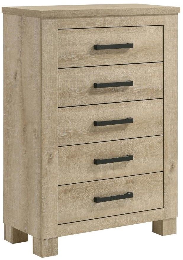 Coaster® Oakglen Weathered Oak Chest of Drawers-0