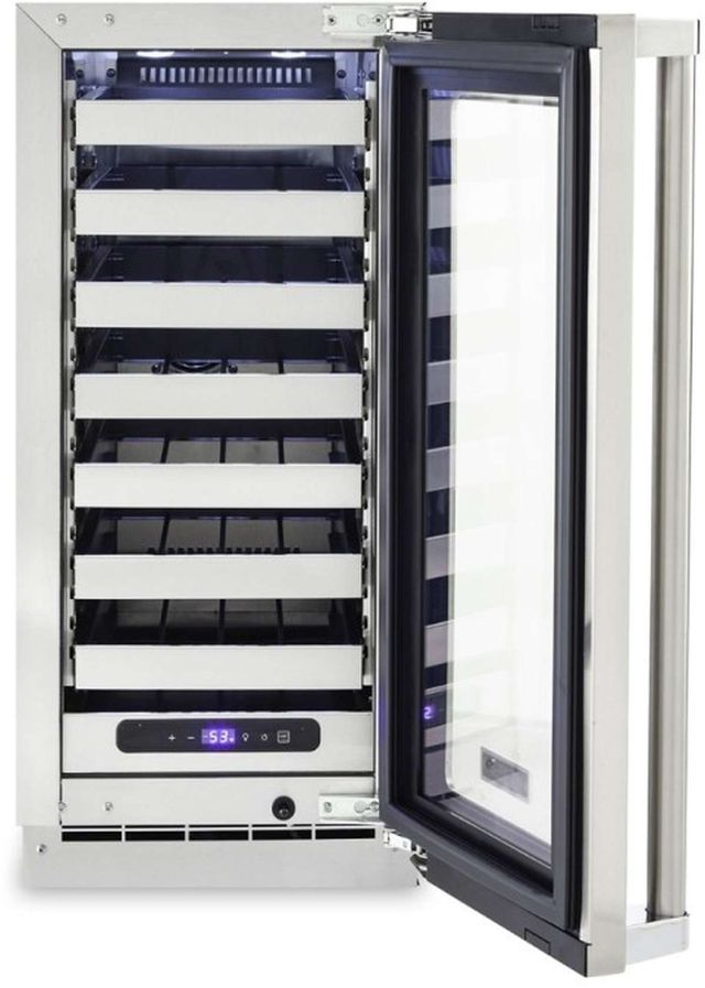Viking® 15" Stainless Steel Wine Cooler-1
