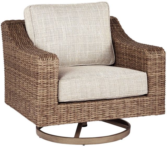 Signature Design by Ashley® Beachcroft 5 Piece Outdoor Conversational Set-2