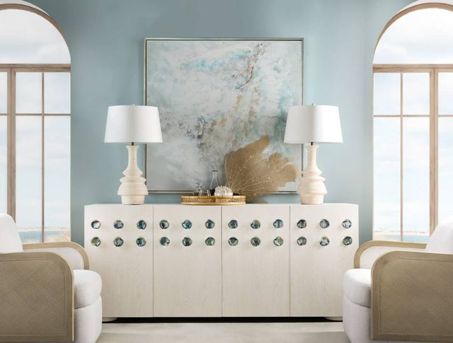 Hooker® Furniture Commerce and Market Pilea White Entertainment Credenza-1