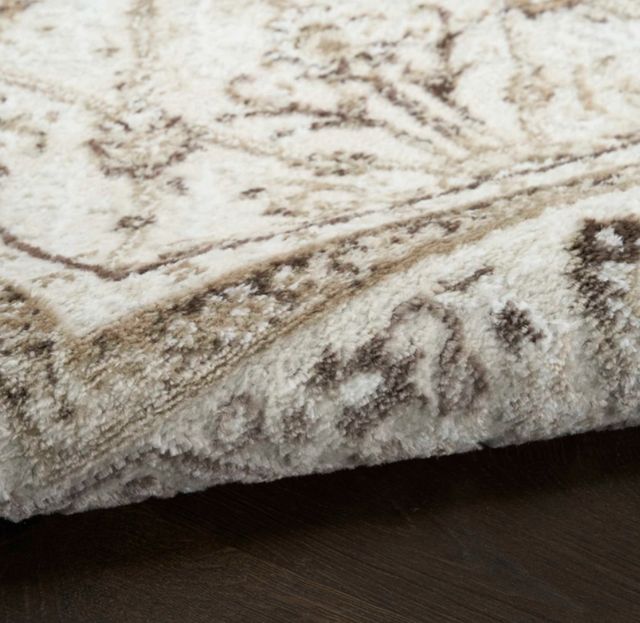 Nourison Home™ Dekor DEK03 Ivory Brown 5'x7' Style 2 Area Rug-3