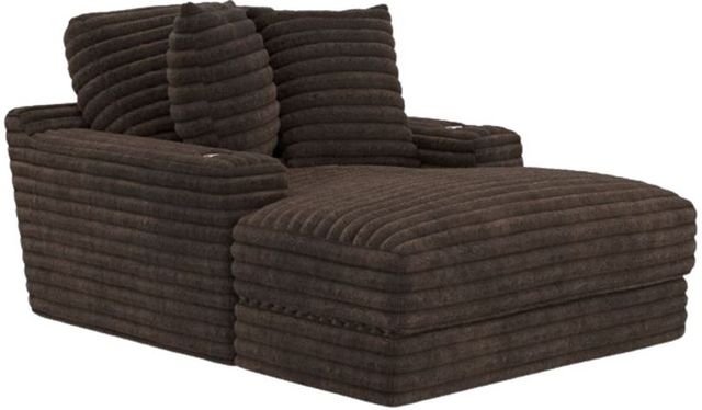 Jackson Furniture Comfrey Chocolate Chaise