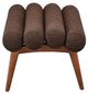 Moe's Home Collection Arlo Deep Brown Accent Stool-3