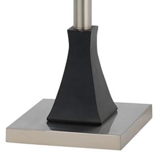 Cal® Lighting & Accessories Brushed Steel Floor Lamp-2