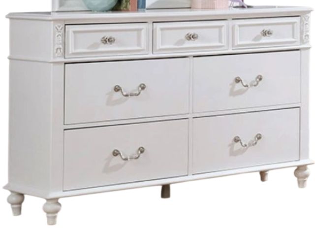 Furniture of America® Belva White Dresser-0
