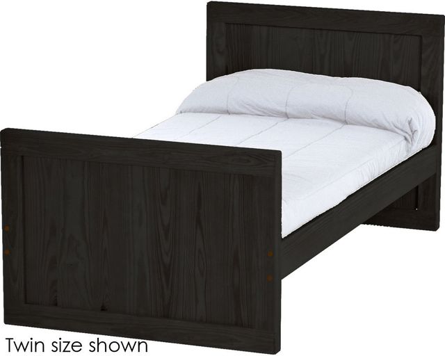 Crate Designs™ Furniture Espresso Twin Youth Panel Bed-0