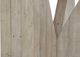Classic Home Vincent White 55" Round Dining Table with Distressed Gray Base-3