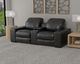 Jackson Furniture Ferrara Black Power Reclining Console Loveseat-2