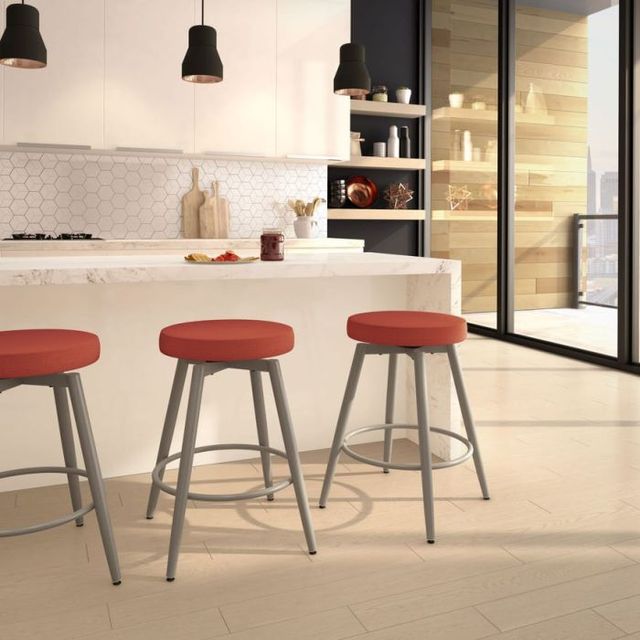 Amisco Customizable Nox Swivel Bar Stool-1