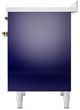 Ilve® Nostalgie II Series 40" Midnight Blue Pro Style Induction Range-4