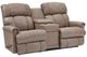 La-Z-Boy® Pinnacle Stone Leather Manual Wall Reclining Loveseat with Console-0
