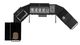 FORNO® Alta Qualita 5 Burner 176" Black Outdoor Kitchen Kit-2