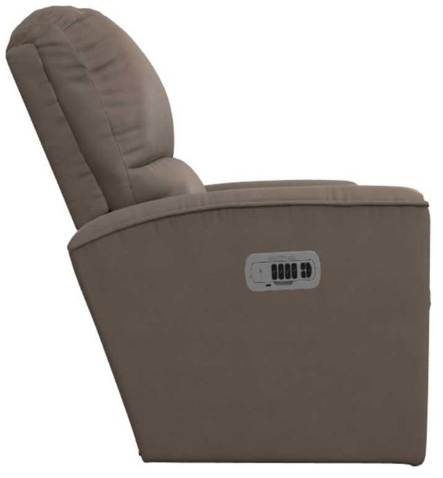 La-Z-Boy® Cade Stone Leather Power Wall Recliner with Headrest and Lumbar-3