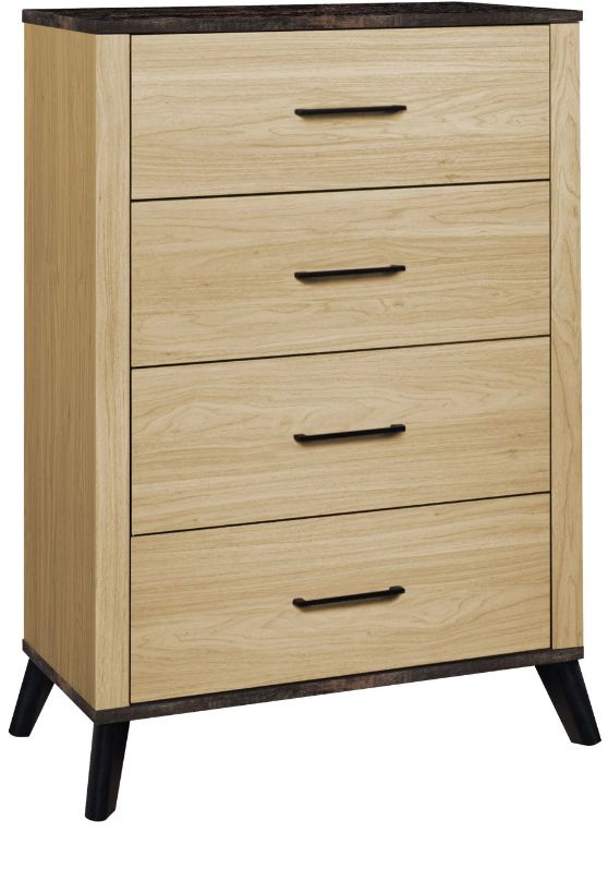 Monarch Specialties Inc. Light Oak/Rustic Oak Chest-0