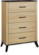 Monarch Specialties Inc. Light Oak/Rustic Oak Chest-0