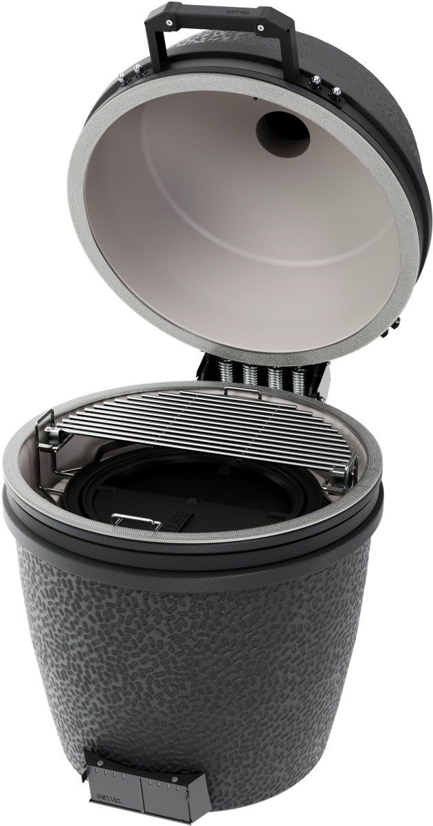 BSTRD® Pro Large Solo 19" Graphite Freestanding Charcoal Grill-3
