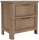 Riverside Furniture Jaxon Casual Mink Brown 2-Drawer Nightstand-0
