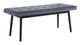 Zuo® Tanner Gray & Black Bench-0