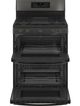 GE Profile™ 30" Fingerprint Resistant Black Stainless Steel Freestanding Natural Gas Range-1