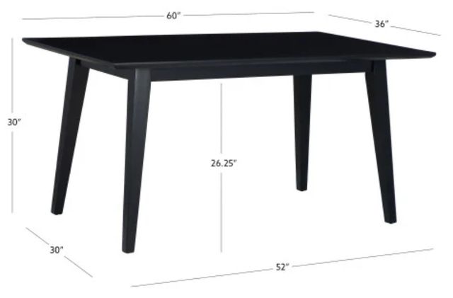 Powell® Cosgrove Black Dining Table-2