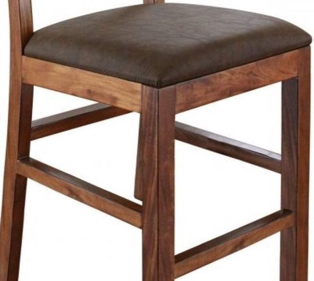 International Furniture Direct Parota Brown Bar Stool-3