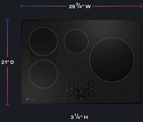 GE Profile™ 30" Stainless Steel Induction Cooktop-2