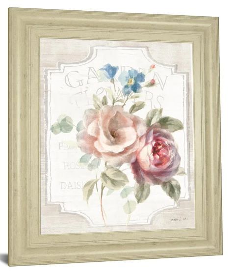 Classy Art Cottage Garden IV on wood by Danhui Nai Wall Art-1