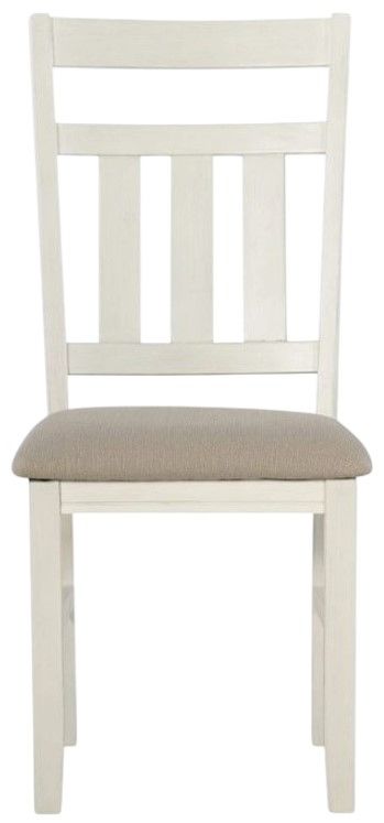 Powell® Turino Beige/Distressed White Side Chair-3