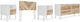 Signature Design by Ashley® Piperton 4-Piece Two-tone Brown/White Twin Panel Headboard Set-0