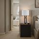 Renwil® Everren Lila Matte Black Table Lamp-1