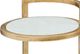 Bassett Mirror Surrey White Scatter Table with Gold Base-1