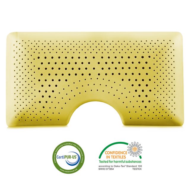 Malouf® Z™ Shoulder Zoned Dough® Chamomile Pillow-2