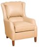 King Hickory Customizable Writer Leather Chair-0