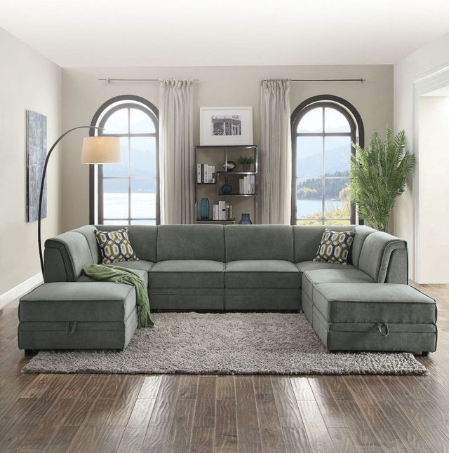 ACME Furniture Bois Gray Storage Ottoman-1