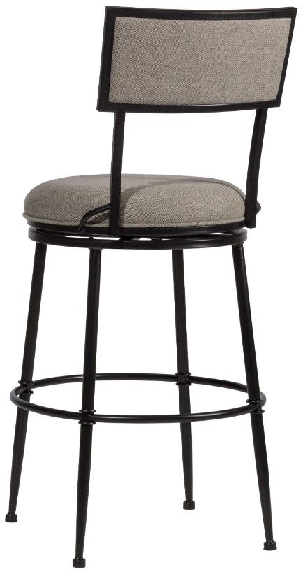 HH2 Home Thielmann Dark Charcoal Swivel Counter Stool-1