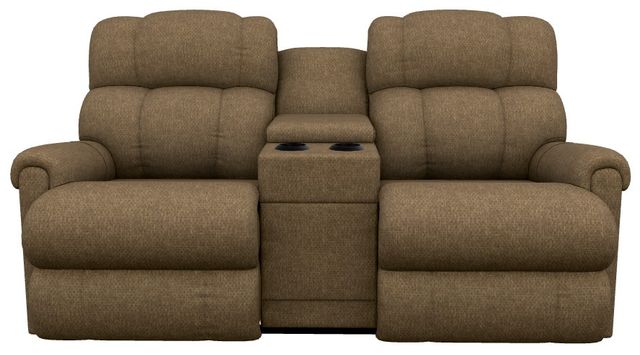La-Z-Boy® Pinnacle Mink Power Wall Reclining Loveseat with Console, Headrest, and Lumbar-1