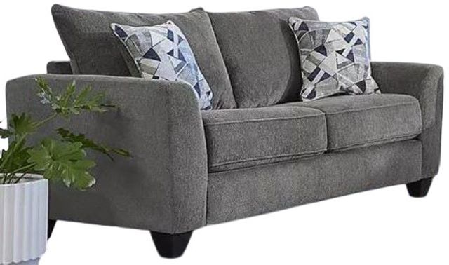 Albany Industries Clearview Slate Mini Sleeper Sofa-0