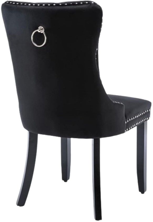 Crown Mark Arabella Black Accent Chair-1