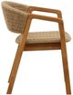 Dovetail Furniture Arrow Natural Wicker/Wooden Outdoor Dining Chair-2