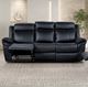 Furniture of America® Agata Black Manual Sofa-1
