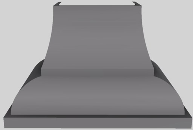 Vent-A-Hood® Designer Series 48" Gunsmoke Wall Mounted Range Hood-0