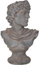 A & B Home Aged Gray Greek God Statue-1