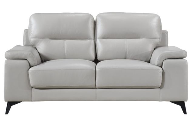 Homelegance® Mischa Silver Gray Loveseat-2